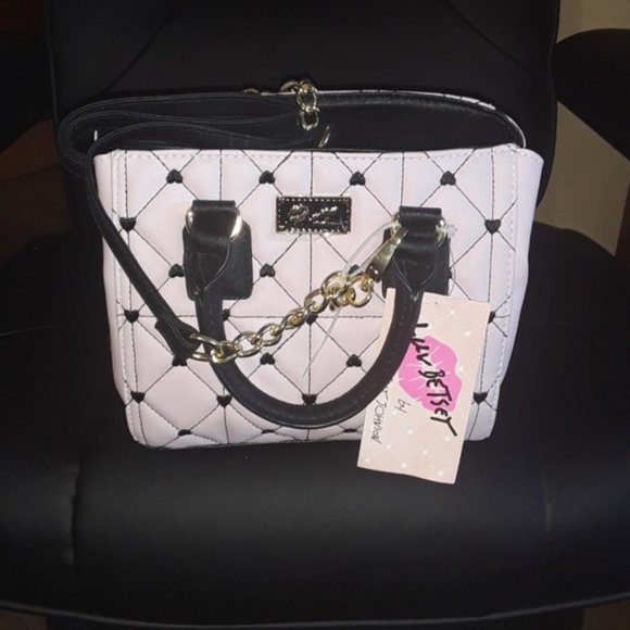 Betsey Johnson Handbags - Betsey Johnson MINI BLUSH SATCHEL